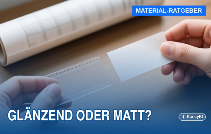 Glänzend oder matt: Welches Inkjet-Papier für Deine Etiketten?