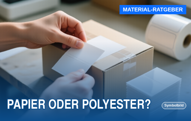Papier oder Polyester: Welches Etikettenmaterial passt zu Deinem Produkt?