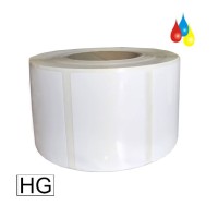 Karley Inkjet-Etiketten Papier glänzend (High Gloss) auf Rolle
